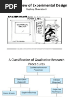 Experimental Designs Overview