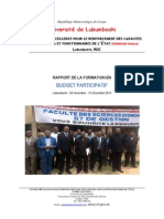 Rapport Formation UNILU 2013