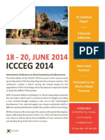 18 - 20, June 2014: Iccceg 2014