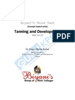 Tanning and Development: Biyani's Think Tank