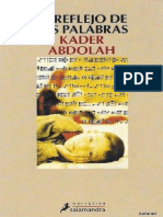 Abdolah, Kader - El Reflejo de Las Palabras