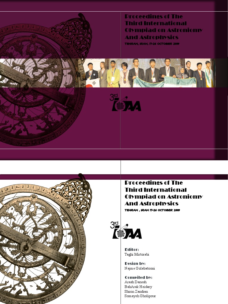 Proceedings of The 3rdIOAA | PDF | Astronomical Unit | Astronomy