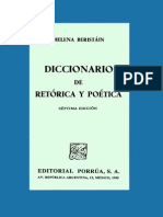 Beristain, Helena-Diccionario Retorica y Poetica