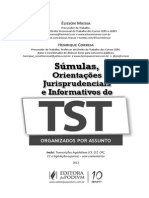 Avulsas - Sumulas, OJ e Informativos - Organizados Por Assunto - 1a Ed