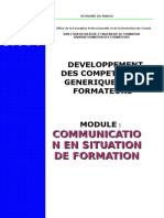 Module 8 Les Techniques de Communication en Formation