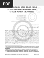 Promocion de La Salud