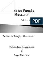 Teste de Função Muscular