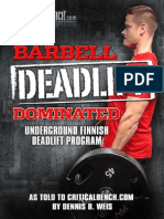 Barbell Deadlift 