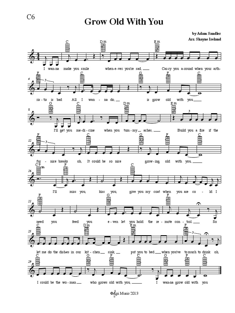 Grow Old With You C6