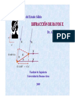 Difracción de Rayos X-I