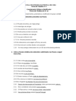 Ficha - 9 - MODIFICADOR + COMPLEMENTO OBLÍQUO