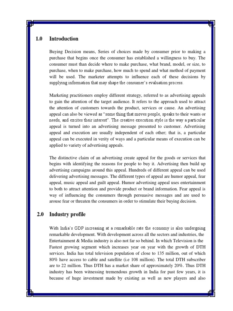 DTH | PDF | Business