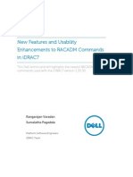 New Features and Usability Enhancements To Racadm Commands in Idrac7