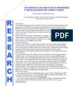 14 Resilient Modulus and The Fatigue Properties of The Kansas Hot Mix Asphalt Mixes