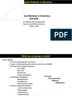 Analy&cal Methods in Chemistry (CH - 429)