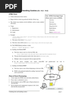 Validating Data / Handling Cookies: HTML Form