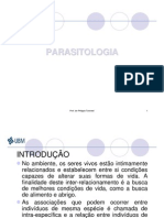 Introdução-PARASITOLOGIA I