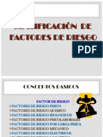 CLASIFICACIÓN DE FACTORES DE RIESGO
