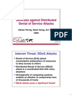 Defenses Against Distributed Denial of Service Attacks: Internet Threat: Ddos Attacks