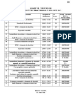 Graficul Cursurilor 2013 Vii