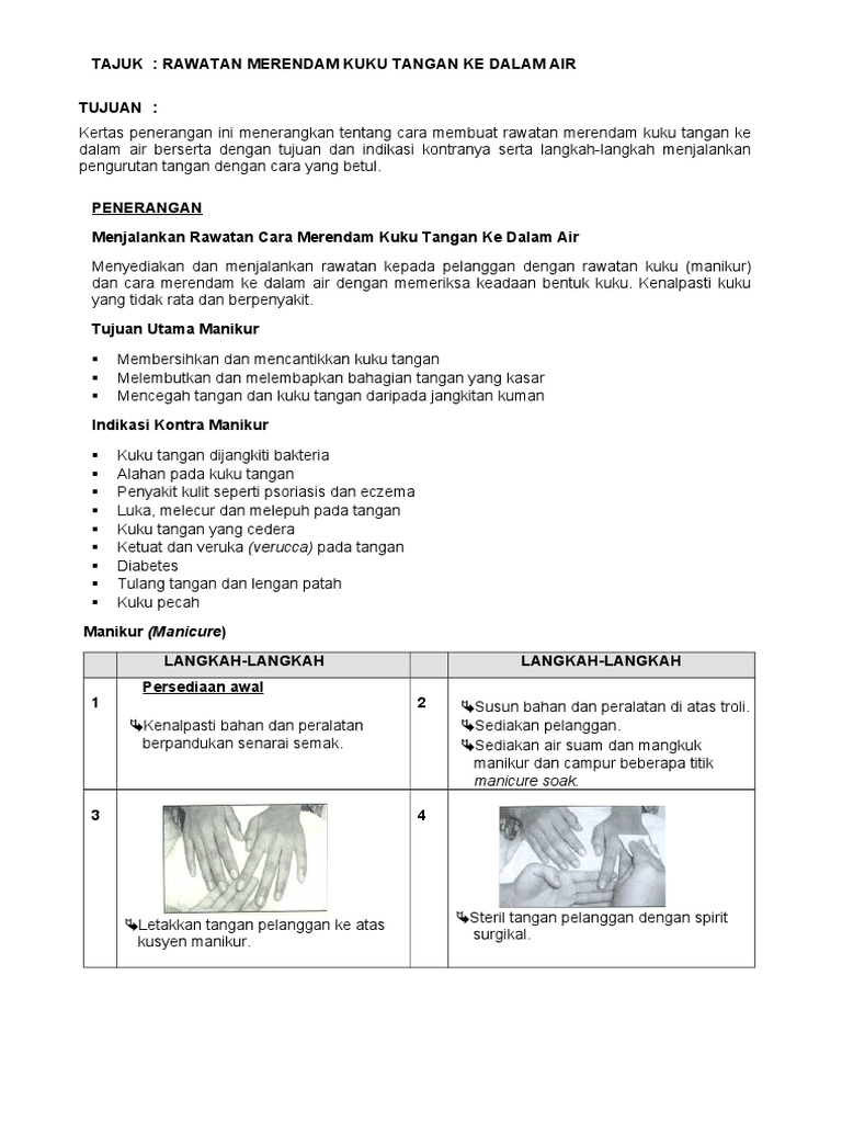 Step Manicure Pedicure Pdf