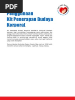 Poster Kit Penerapan Budaya Korporat