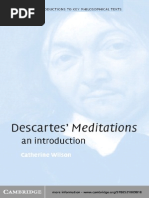 Wilson Catherine, Descartes' Meditations (an Introduction)