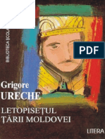 Ureche Grigore - Letopis Tarii Mold (Tabel Crono)