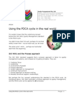 Using The PDCA Cycle in The Real World