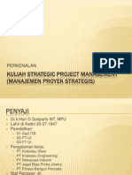 0. Kuliah Strategic Project Management (Manajemen Proyek Strategis0 SESI I