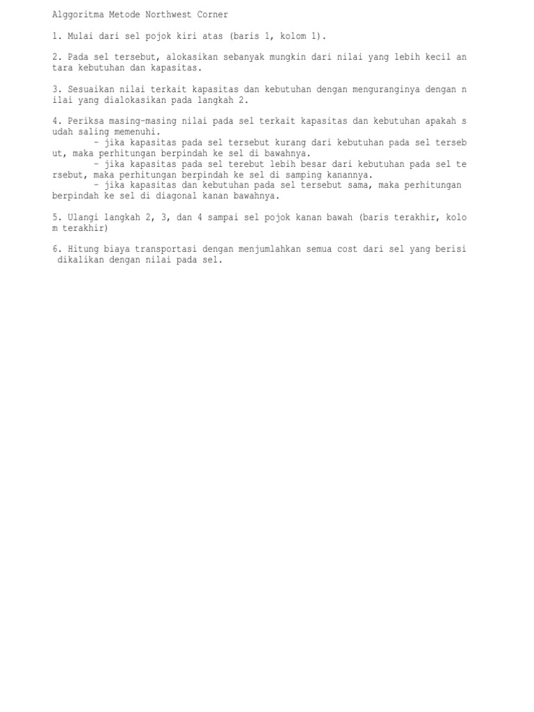 Algoritma NWC | PDF | Ilmu Sosial | Metode & Bahan Ajar
