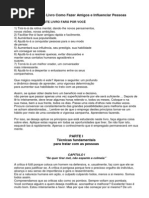 Resumo Livro Fazer Amigos Para Enviar Pronto