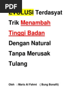 Download Evolusi Dasyat Menambah Tinggi Badan  by maris Al Fahmi SN201409878 doc pdf