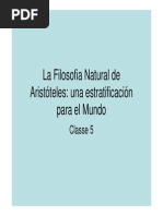 Classe 5 PDF- A Filosofia Natural de Aristóteles