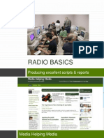 Radio Basics: Producing Excellent Scripts & Reports