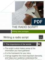 Writing A Radio Script