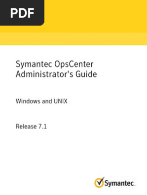 symantec opscenter analytics 7.5