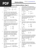 Rotational Motion Paper-2