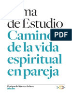 Tema de Estudio 2012-2013 - Camino de La Vida Espiritual en Pareja