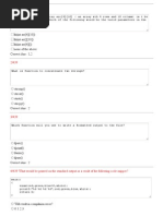 C Programming MCQ