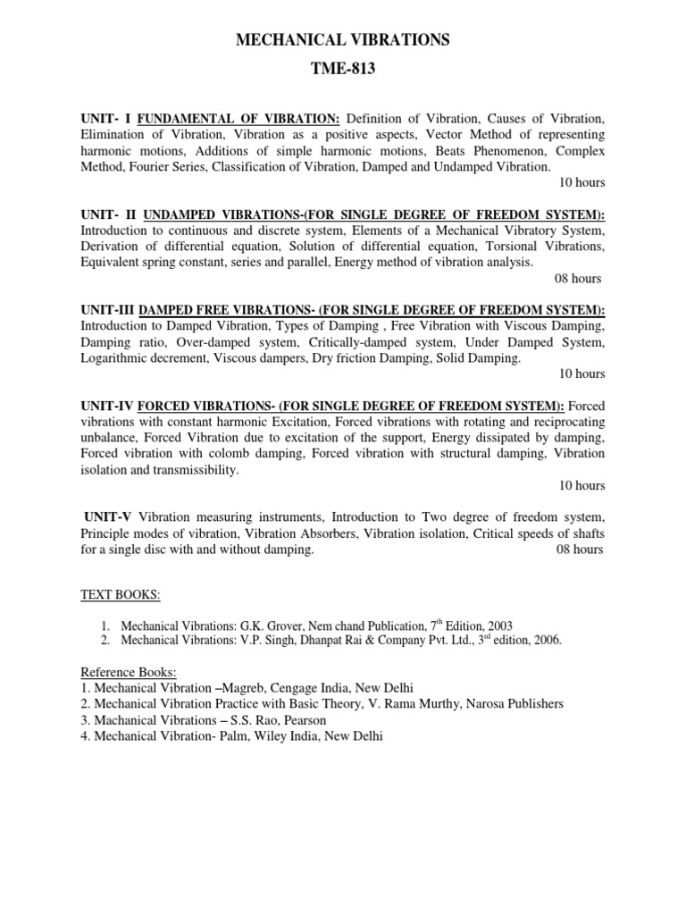 Mechanical Vibration (Autosaved)