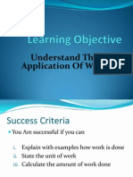 Understand The Application of Work