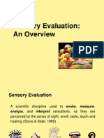Lecture 1 Sensory Evaluation(Overview)