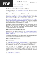 Download Two Kinds by Amy Tan ANSWERS by Daniel Koh SN201435577 doc pdf