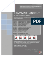 Grammar Handout [Consolidated] 2nd Edition