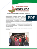 CORANDE Catalogo de Productos