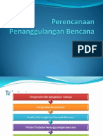 Perencanaan Penanggulangan Bencana