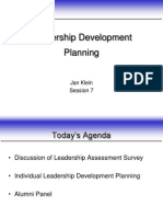 Leadership Development Planning Session