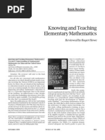 Download Knowing and Teaching Mathematics - Review - Howe - 1999 by Dennis Ashendorf SN20145115 doc pdf