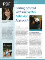 Getting Started With The Verbal Behavior Approach by Mary Lynch Barbera, RN, MSN, BCBA